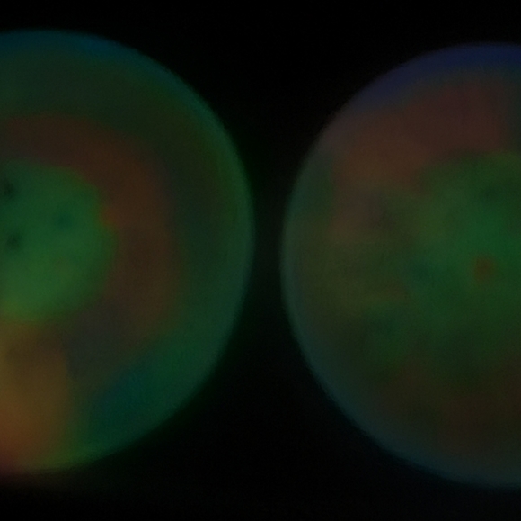 Glow in the dark coasters (set of 4) - Picture 2 of 2